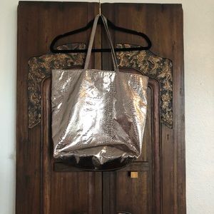 Women Metalic Handbag